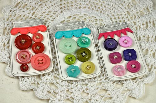 Button Jar Embellies & Tags Button Jar Embellies & Tags