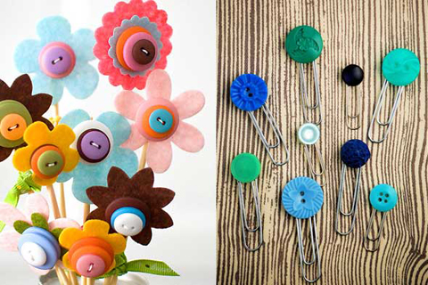 craft with buttons