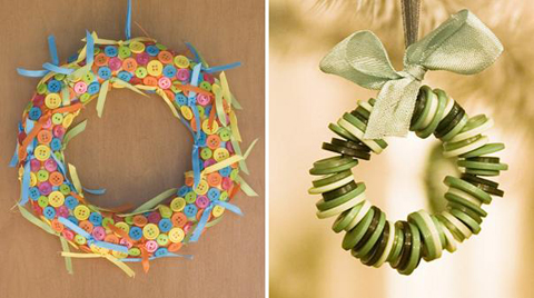 button wreath